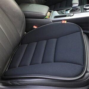 Memory Foam Car Seat Cushion Pad Non Slip Office Truck Chair Black